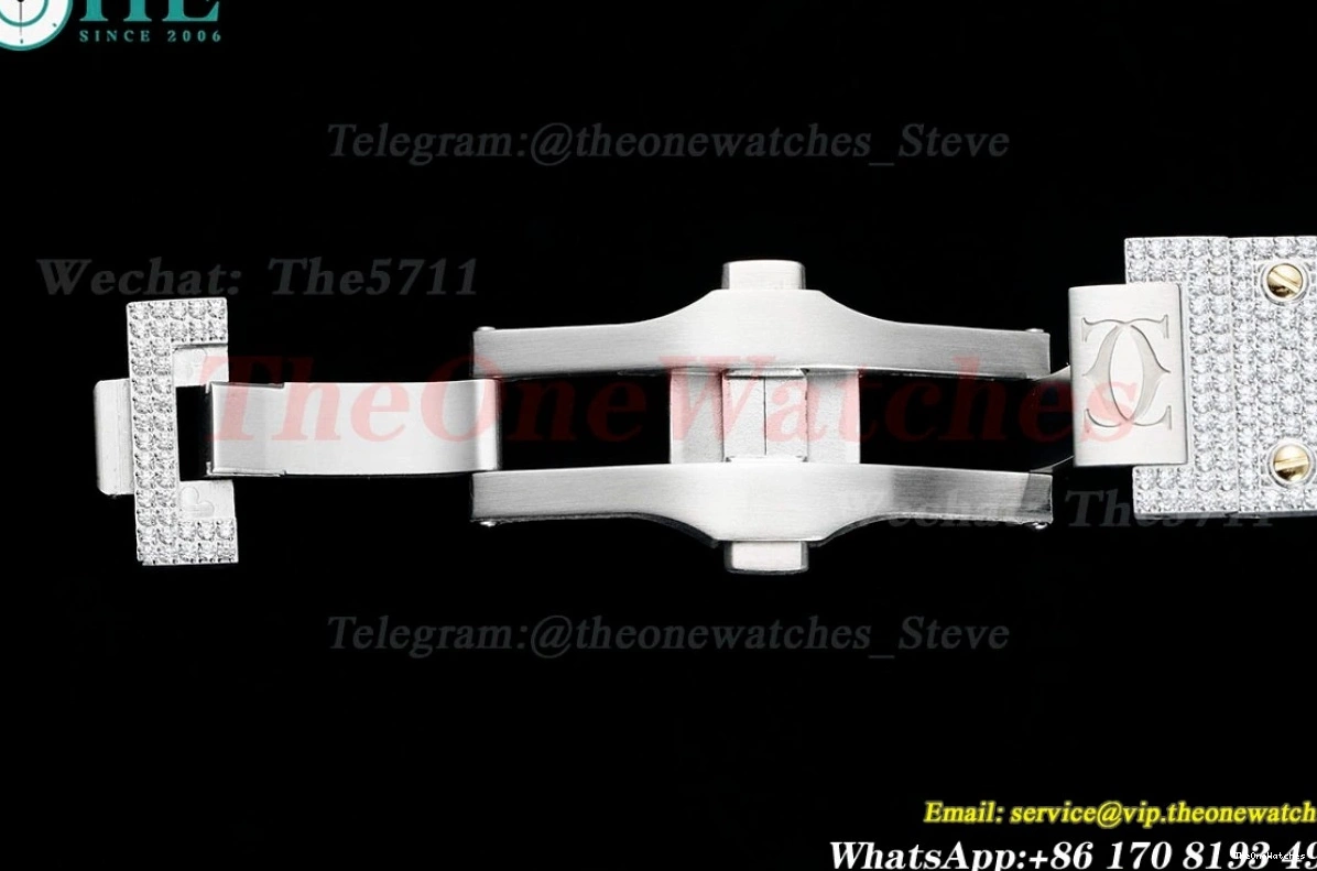 RG 40mm SS Red Santos MY9015 Mens SS Dial XL 100 AMG 0129